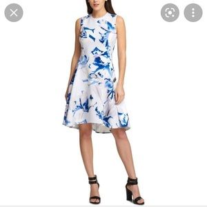 DKNY scuba floral dress